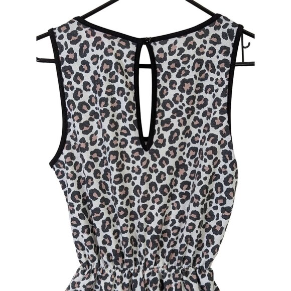 Pink Lily Women size S Animal Print Jumpsuit Romper Safari Leisure Lounge Outfit - Picture 9 of 11
